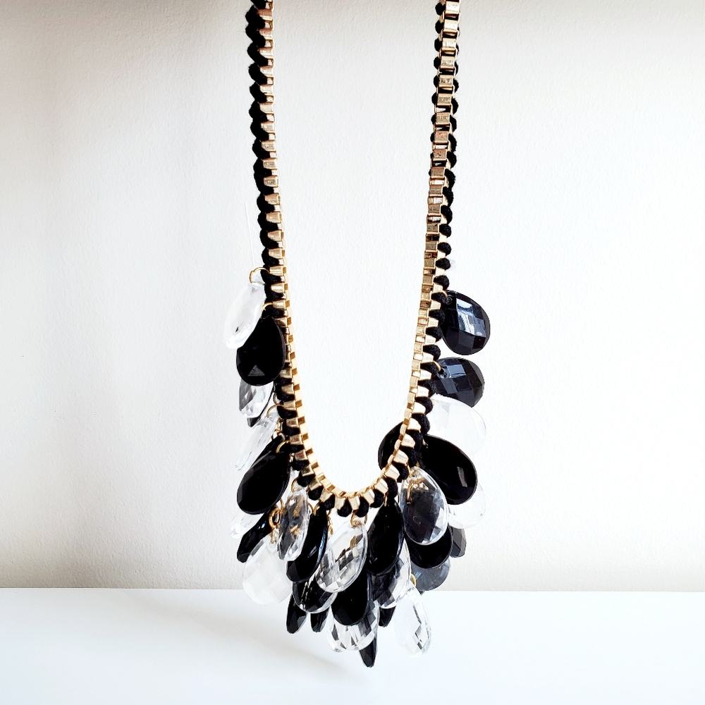 Amrita Singh Acama Crystal Statement Bib Necklace